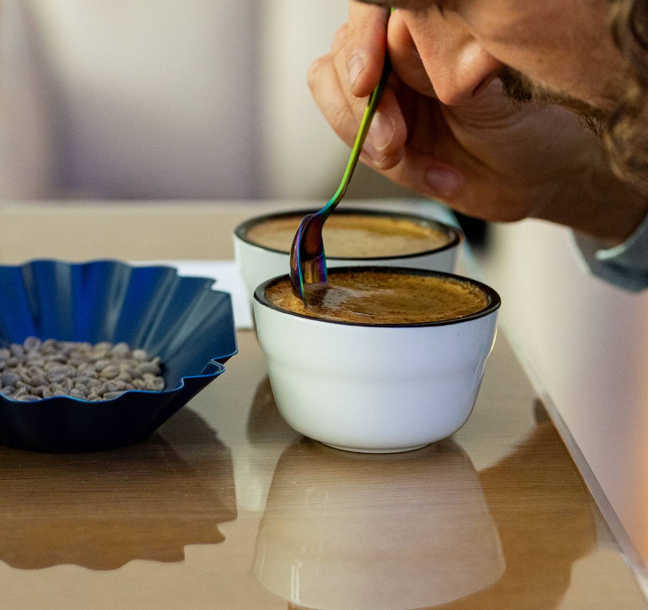 Aufgebrochene Kruste beim Cupping