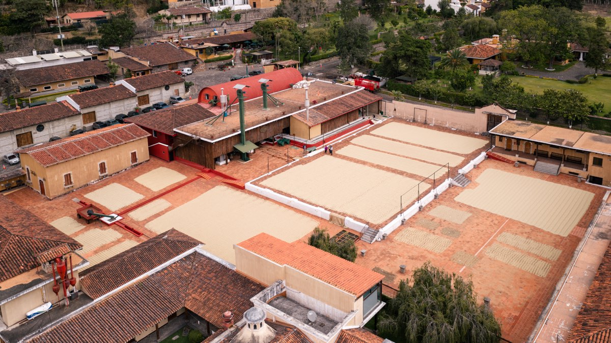 Drohnenaufnahme Finca Guatemala