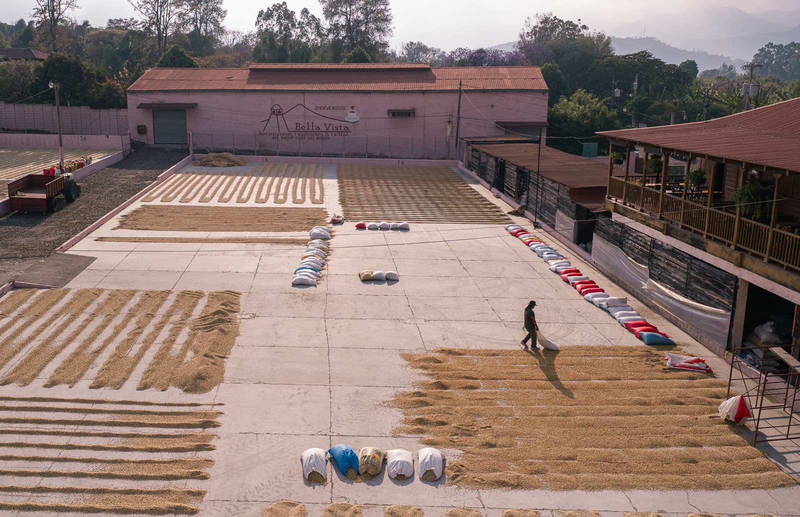 Drohnenaufnahme Finca Guatemala