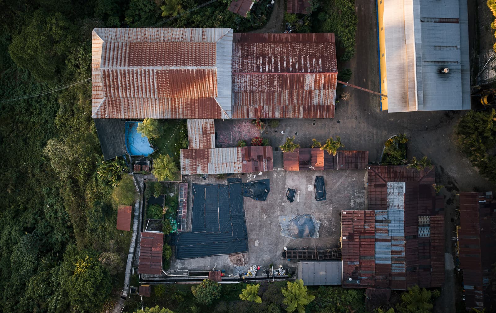 Drohnenaufnahme Finca Guatemala
