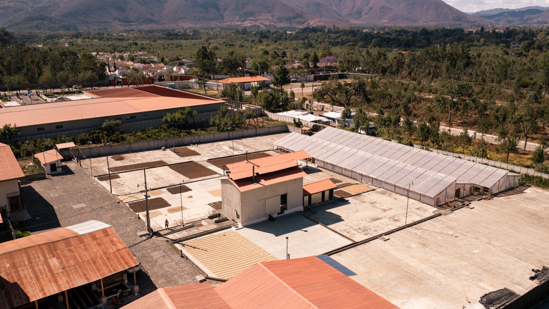 Das Beneficio Santa Clara aus der Luft
